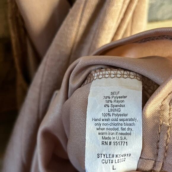 Altar’d State Tan Ribbed Cutout Back Dress Size Large - Picture 13 of 13